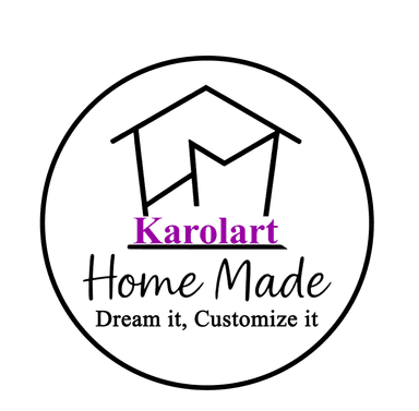 Logo de HM Karolart Home Made — Dream it, Customize it